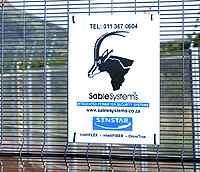 Lakeland mesh with fibre optic cable